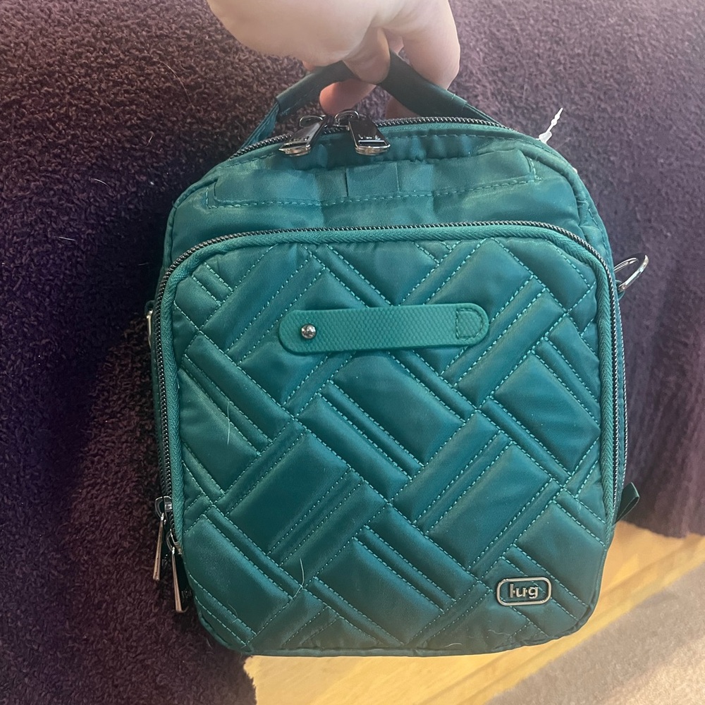 Lug Skeeter Bridge Convertible Crossbody - Wickedly Green NWT